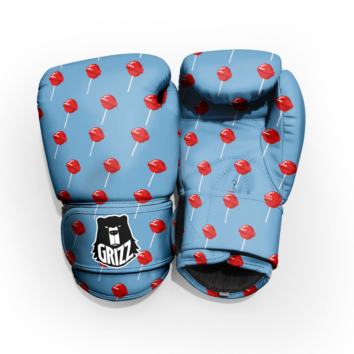 Lollipop Retro Print Pattern Pro Boxing Glove