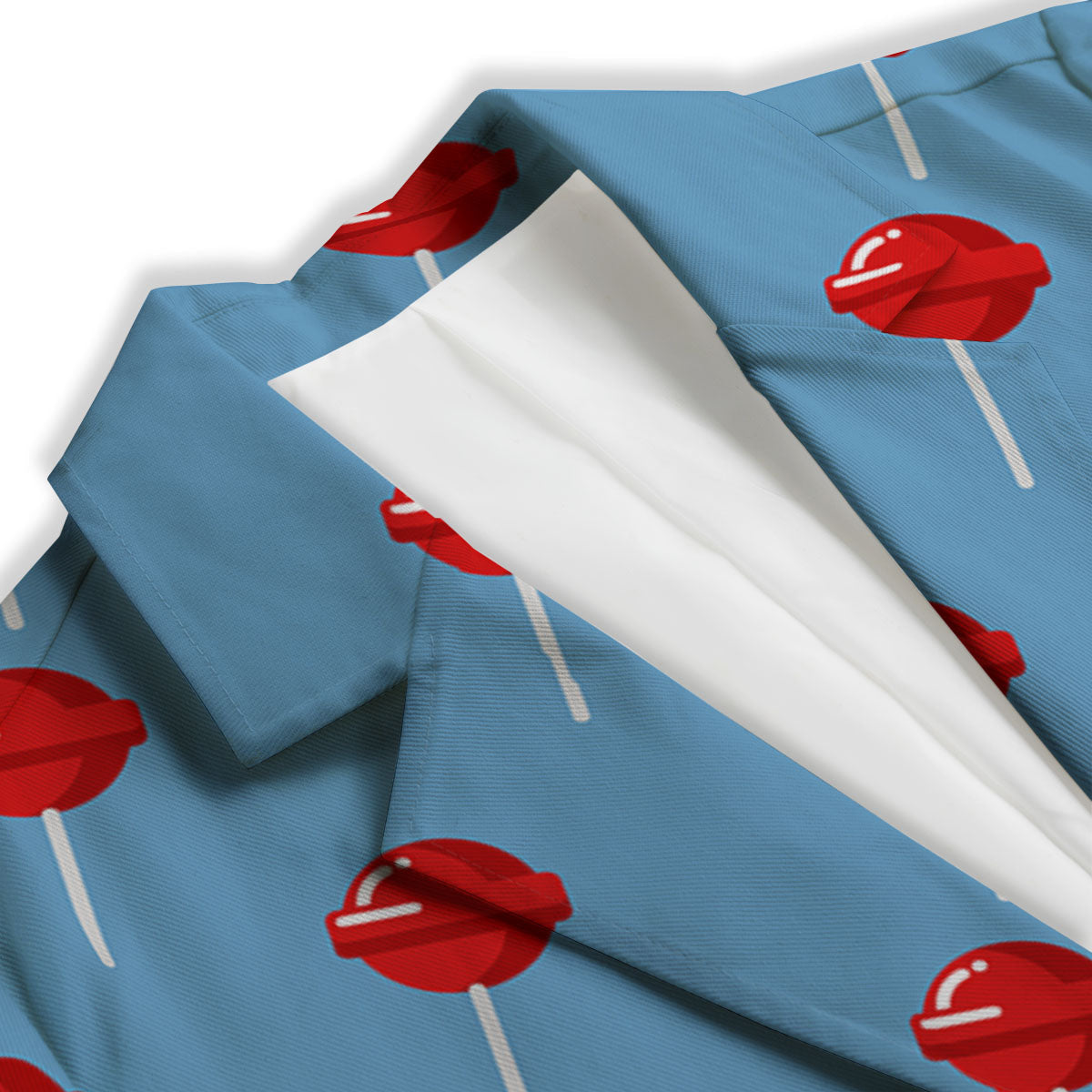 Lollipop Retro Print Pattern Women's Blazer-grizzshop