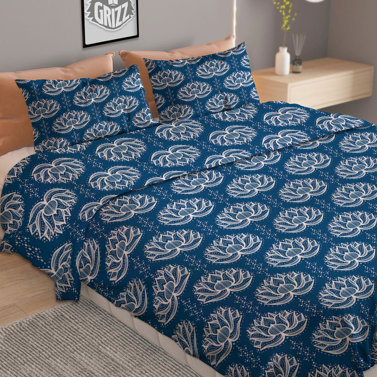 Kiwi Cute Print Pattern Duvet Cover Bedding Set