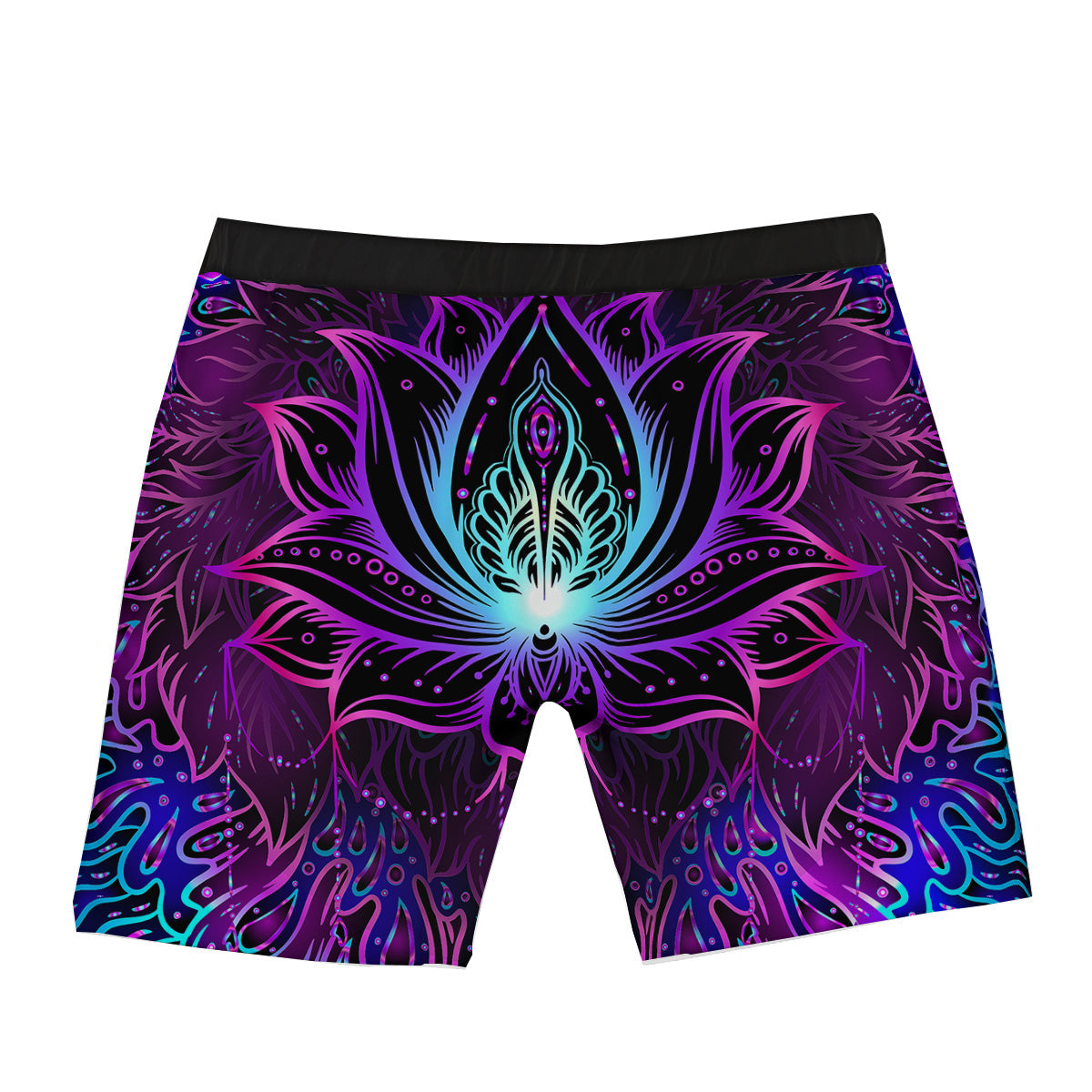 Lotus Boho Spiritual Print Boxer Briefs-grizzshop