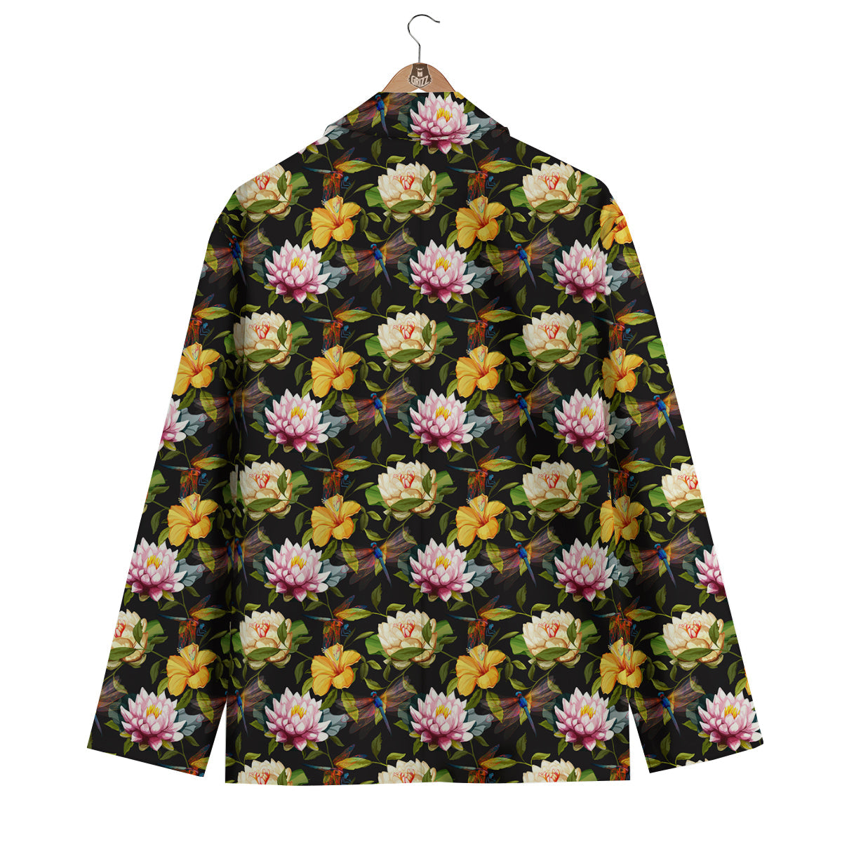 Lotus Dragon fly Men's Blazer-grizzshop
