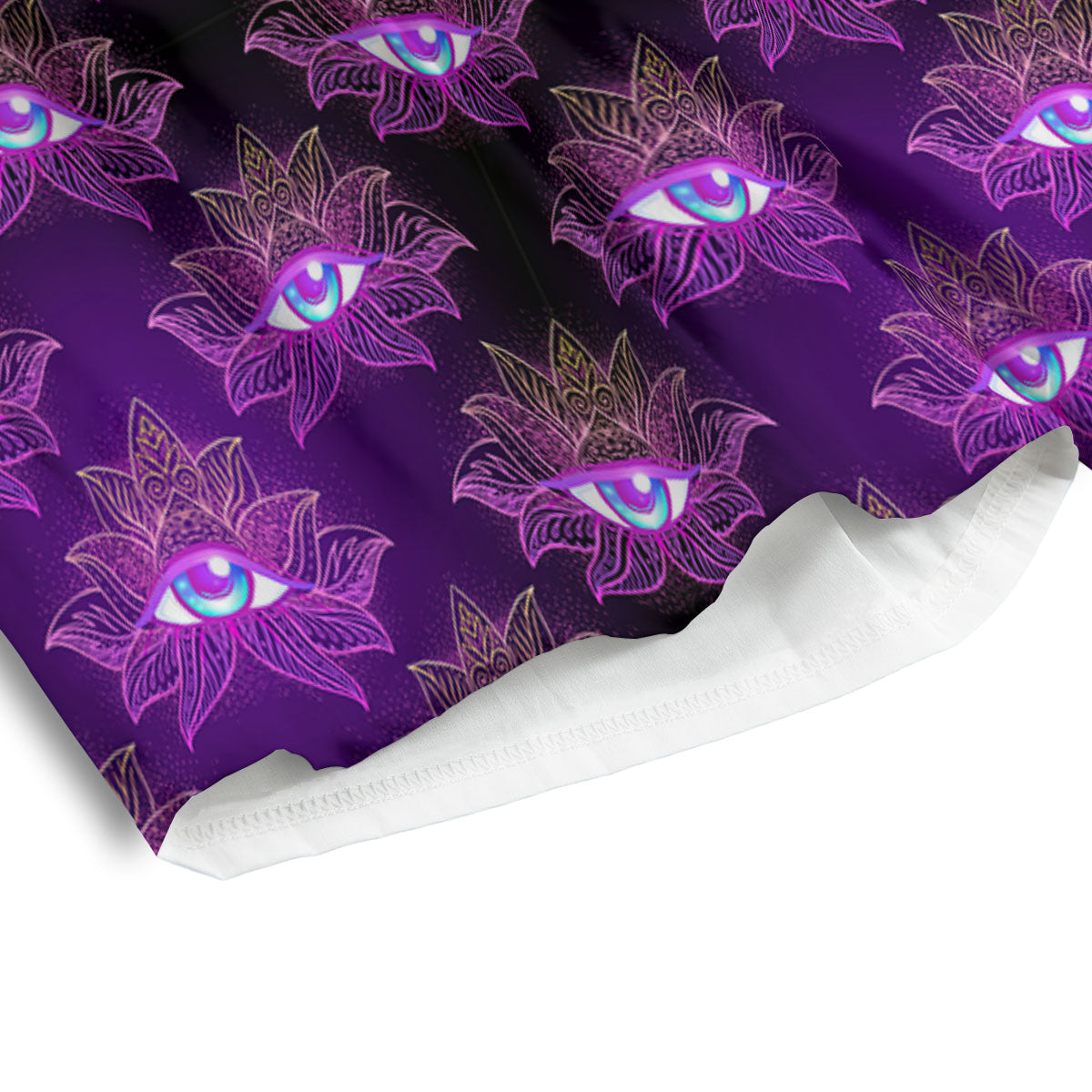 Lotus Eye Of Providence Print Pattern Men's Athletic Shorts