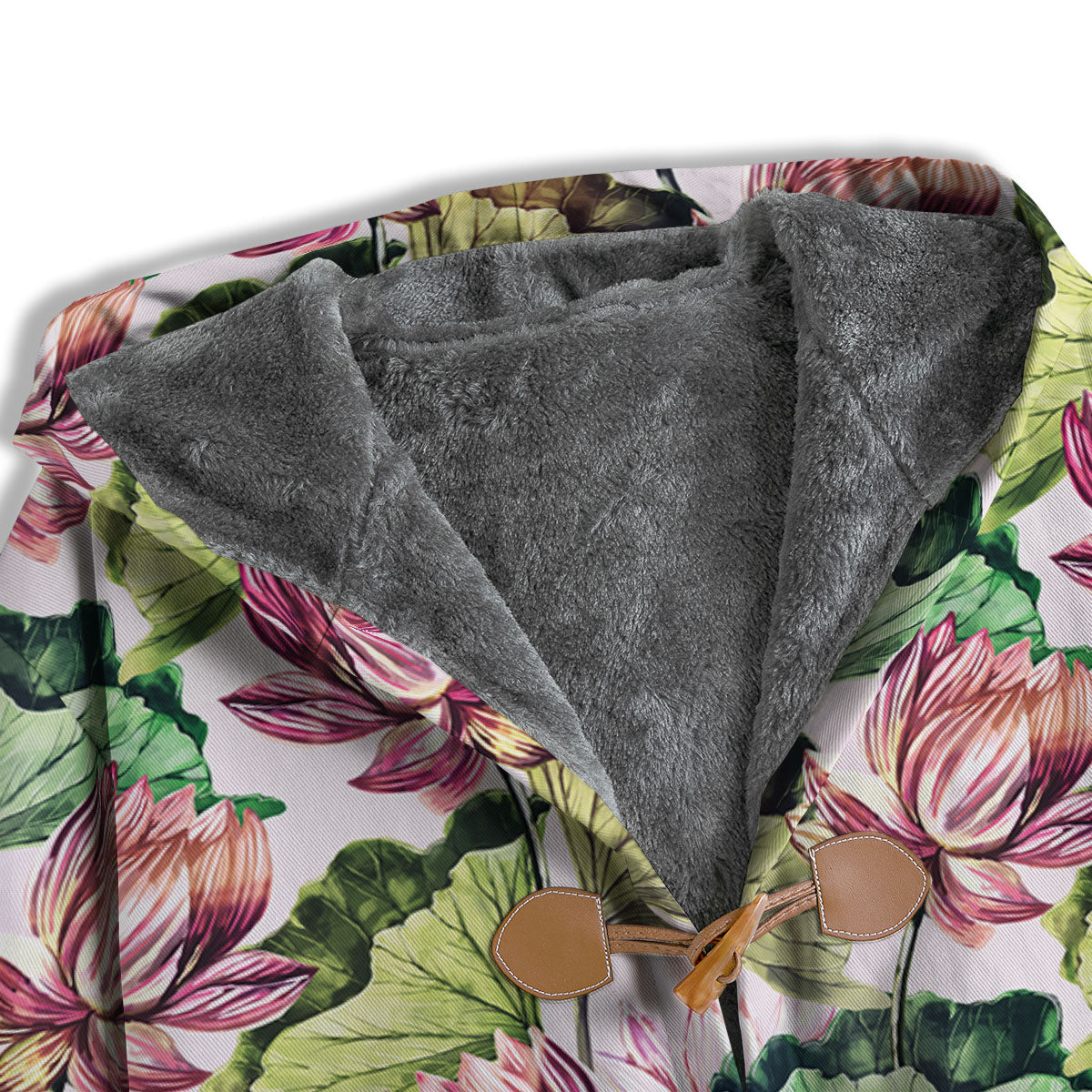 Lotus Pink Print Pattern Men's Windbreaker Jacket-grizzshop