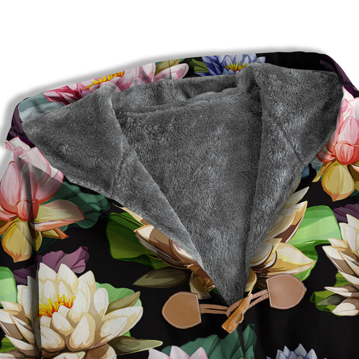 Lotus Vintage Print Pattern Men's Windbreaker Jacket-grizzshop