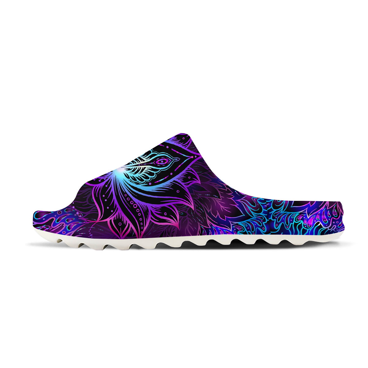Lotus Boho Spiritual Print Sandals-grizzshop