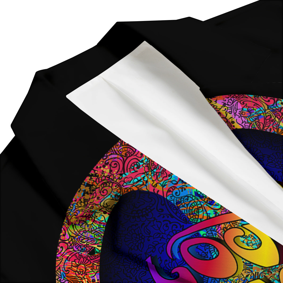 Love Peace Hippie Sign Men's Blazer-grizzshop