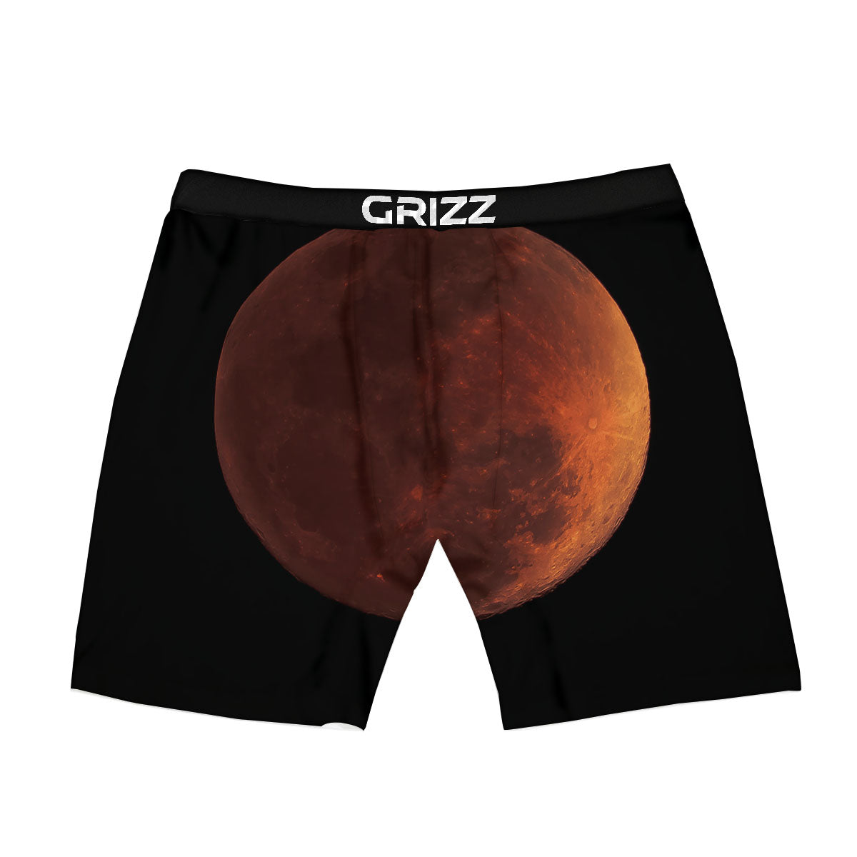 Lunar Cycle Eclipse Print Boxer Briefs-grizzshop