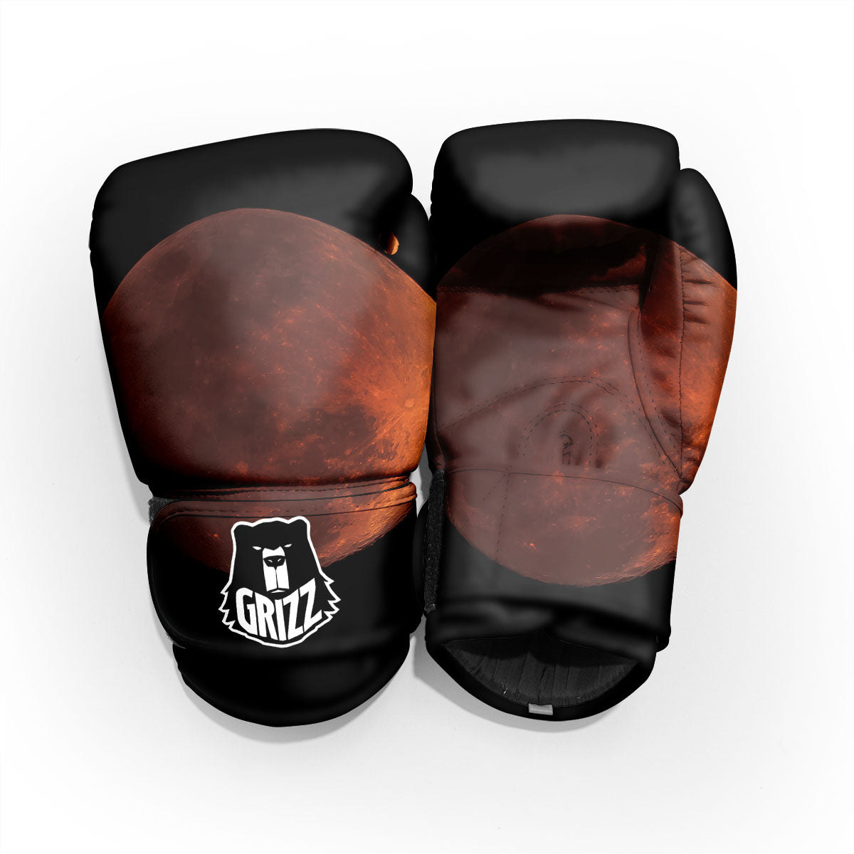 Lunar Cycle Eclipse Print Pro Boxing Glove