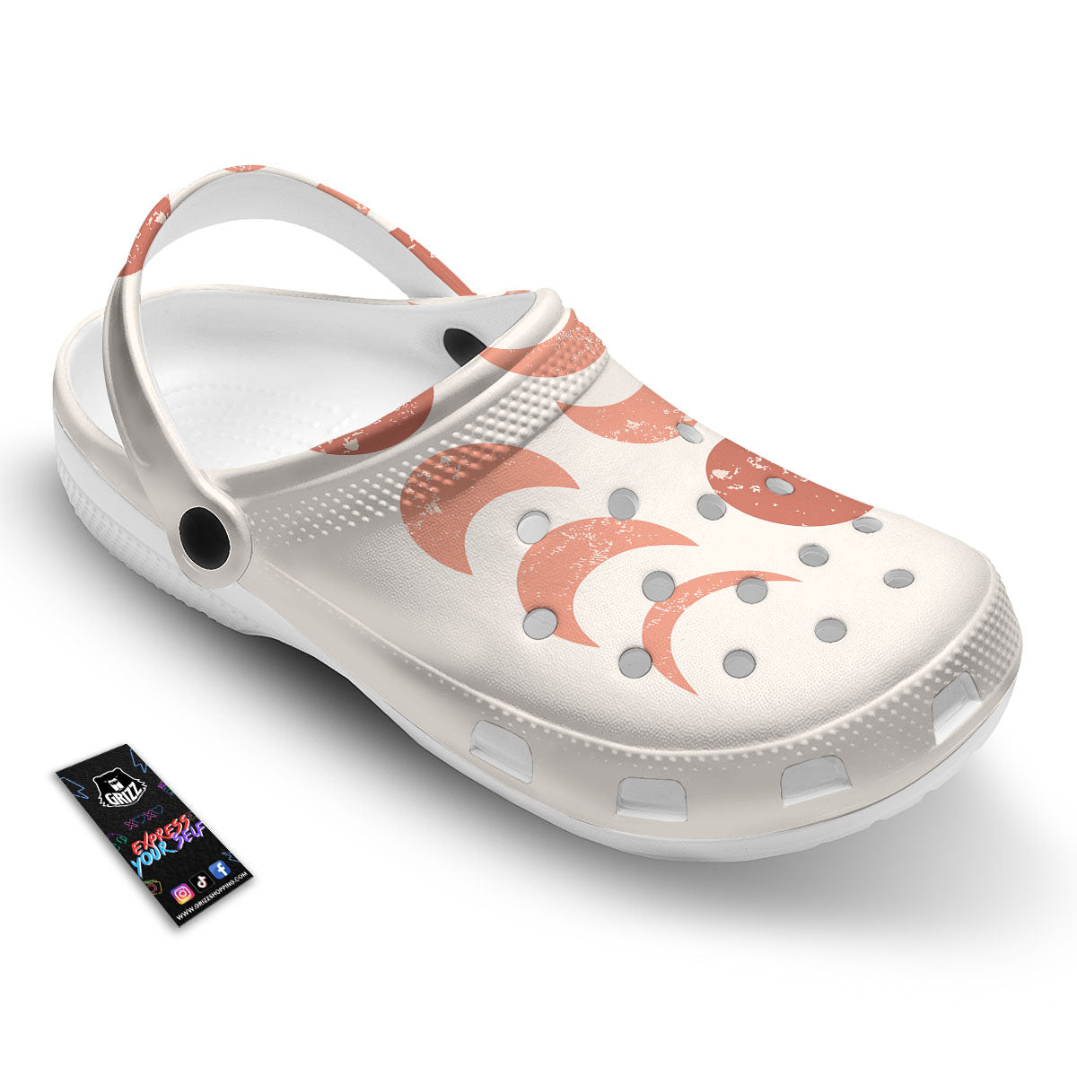 Lunar Cycle Phase Print Clog-grizzshop