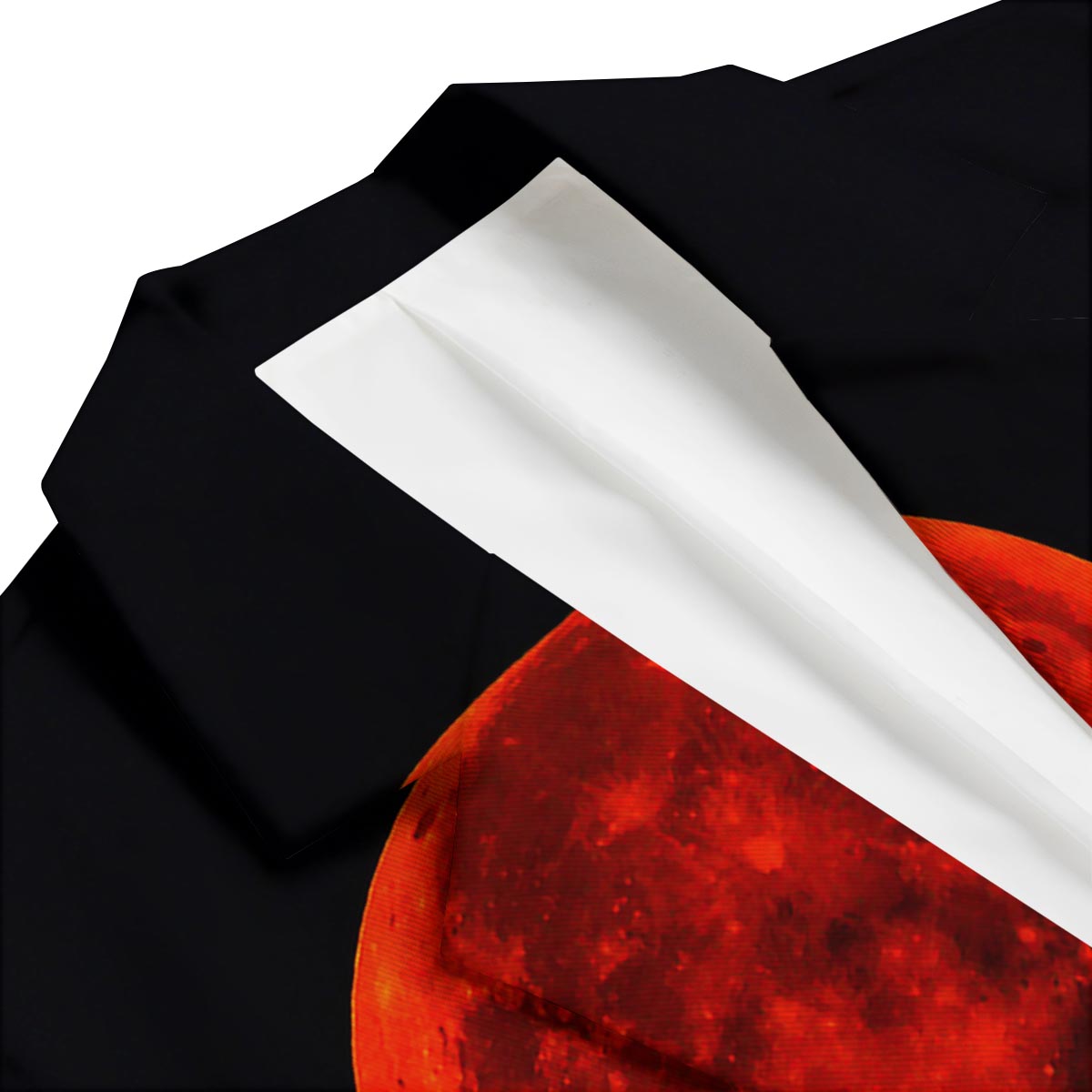 Lunar Eclipse Super Blood Moon Print Men's Blazer-grizzshop
