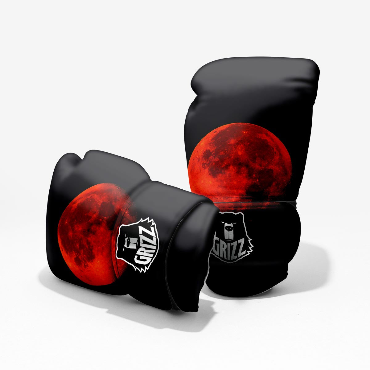 Lunar Eclipse Super Blood Moon Print Pro Boxing Glove