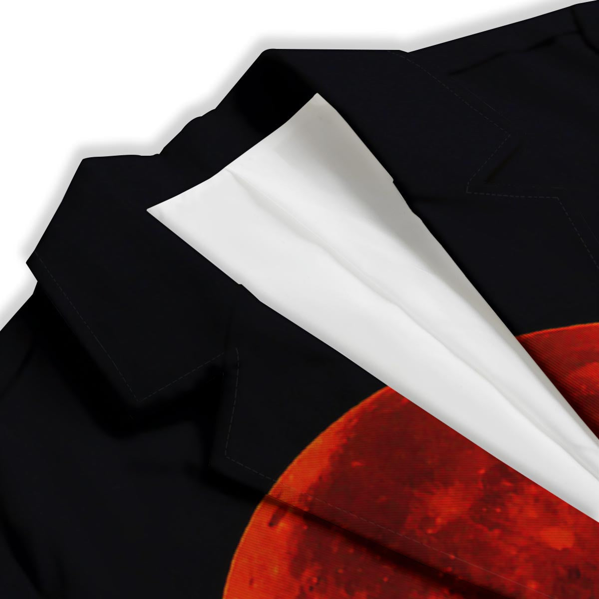 Lunar Eclipse Super Blood Moon Print Women's Blazer-grizzshop