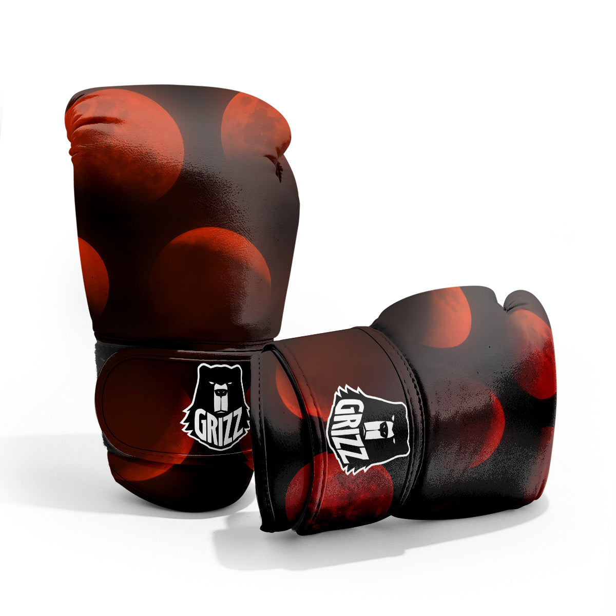 Lunar Phase Blood Moon Print Pro Boxing Glove