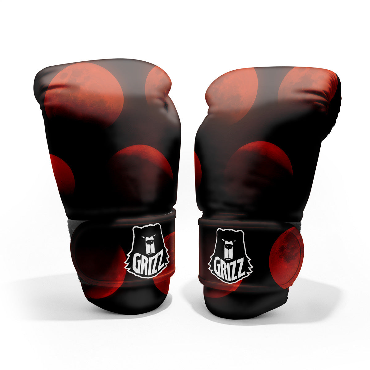 Lunar Phase Blood Moon Print Pro Boxing Glove