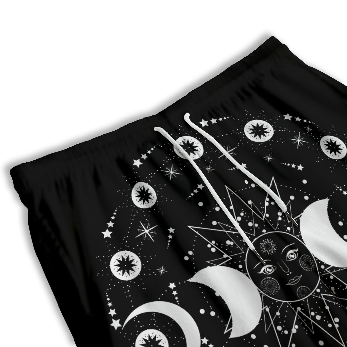 Om Sign Print Men's Athletic Shorts