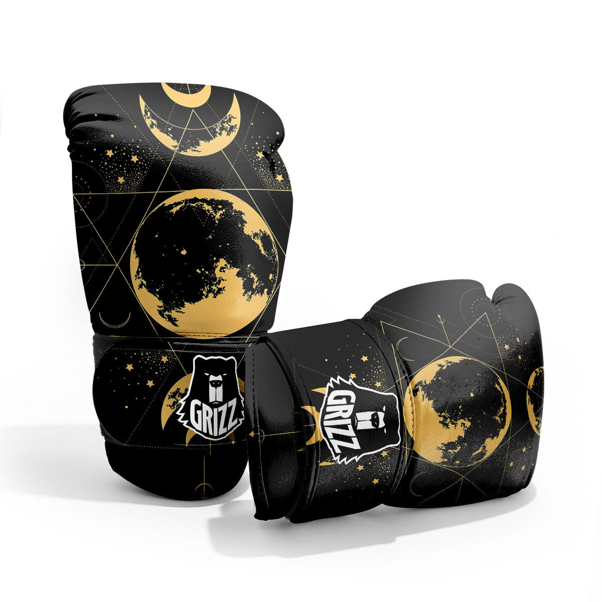 Lunar Phase Mystical Print Pro Boxing Glove