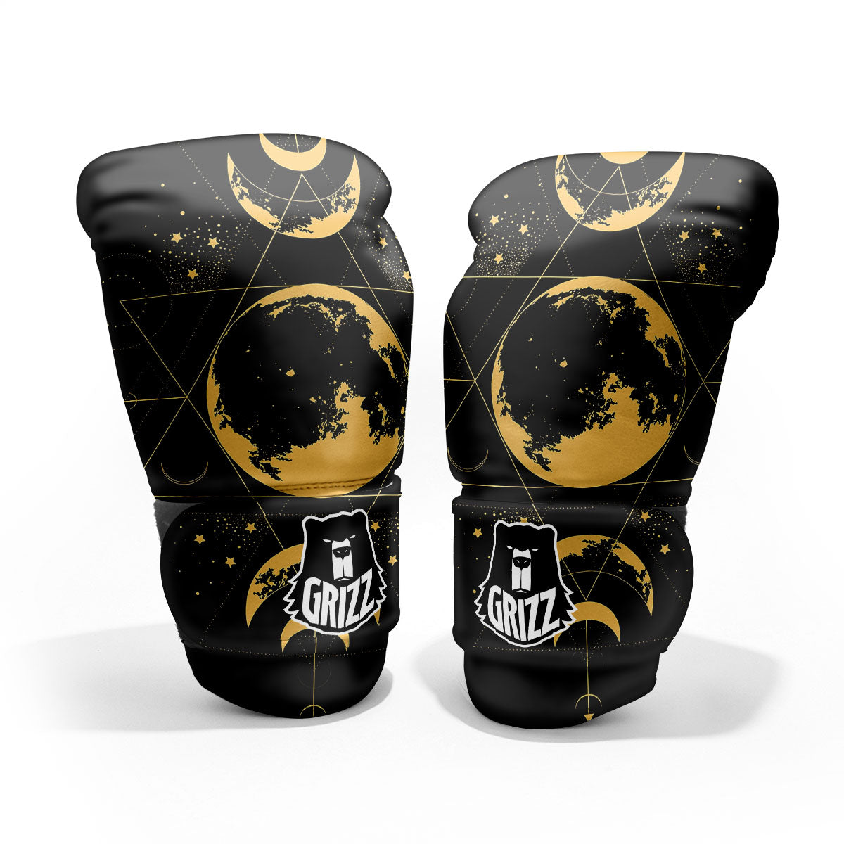 Lunar Phase Mystical Print Pro Boxing Glove