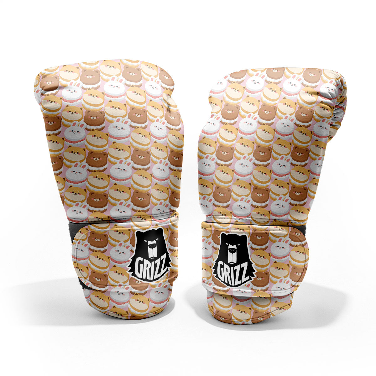 Macaron Cartoon Print Pattern Pro Boxing Glove