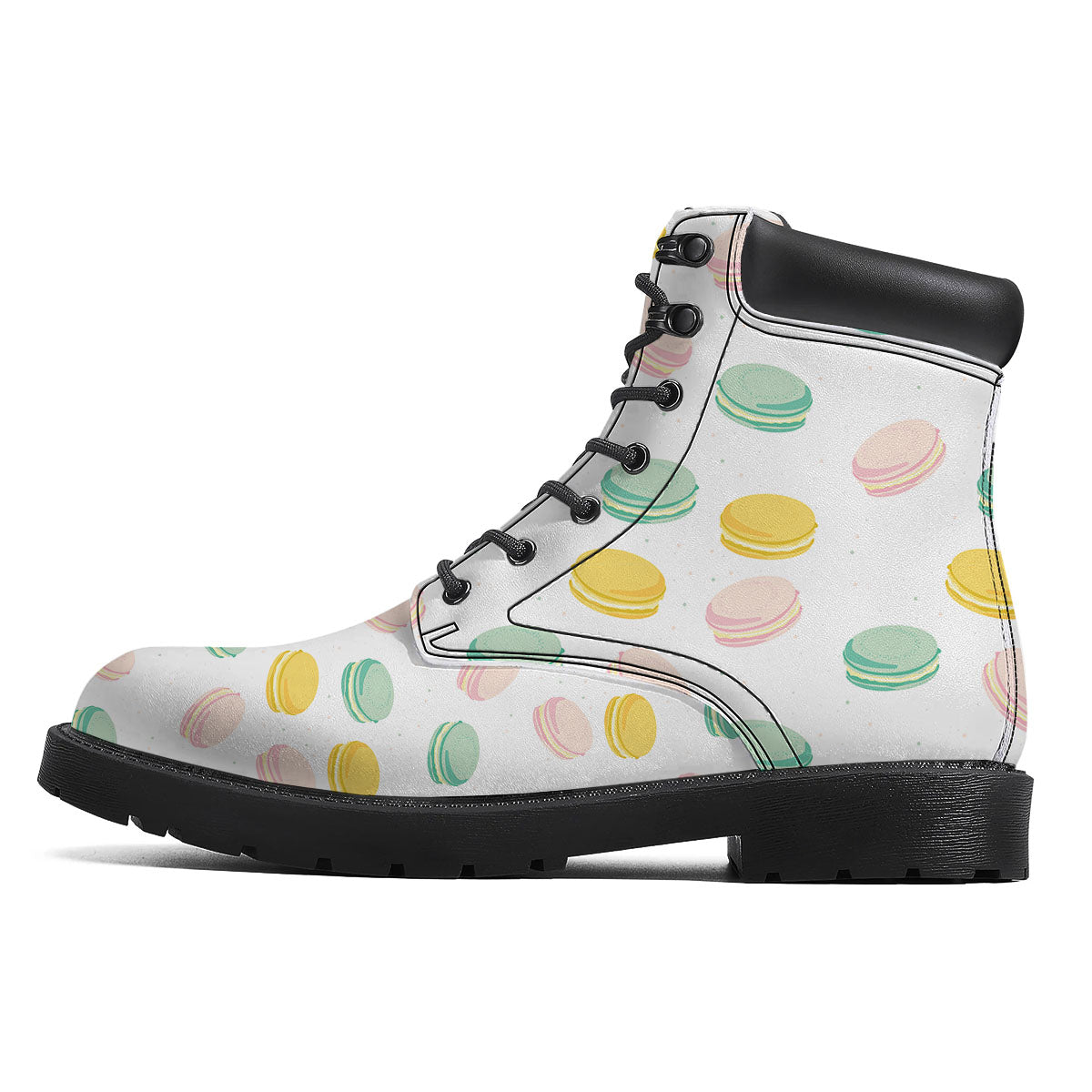 Macaron Pastel Print Pattern Boots-grizzshop