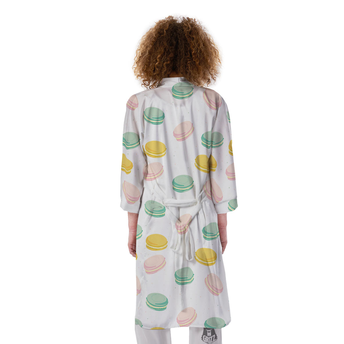 Macaron Pastel Print Pattern Kimono-grizzshop