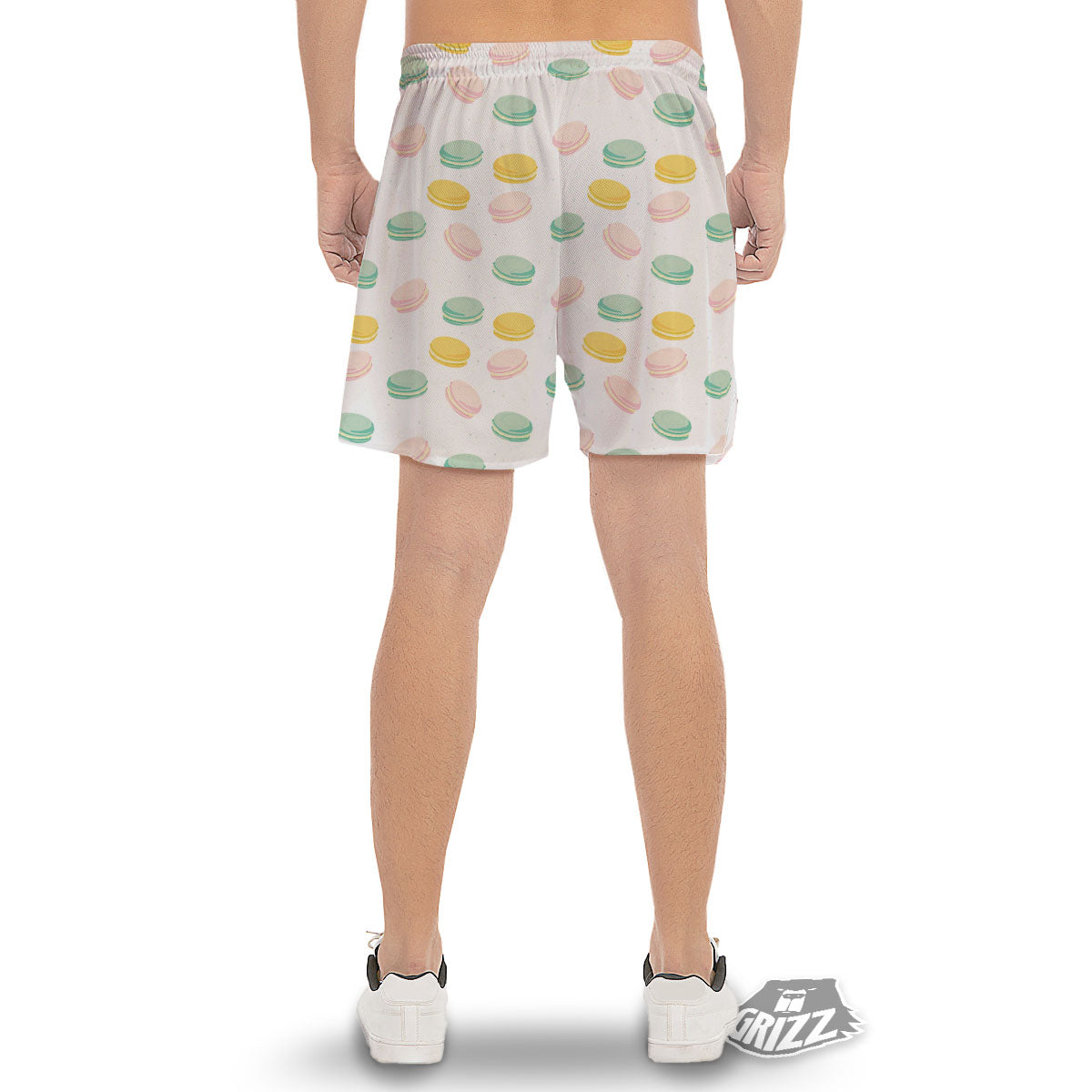 Macaron Pastel Print Pattern Men's Gym Shorts-grizzshop