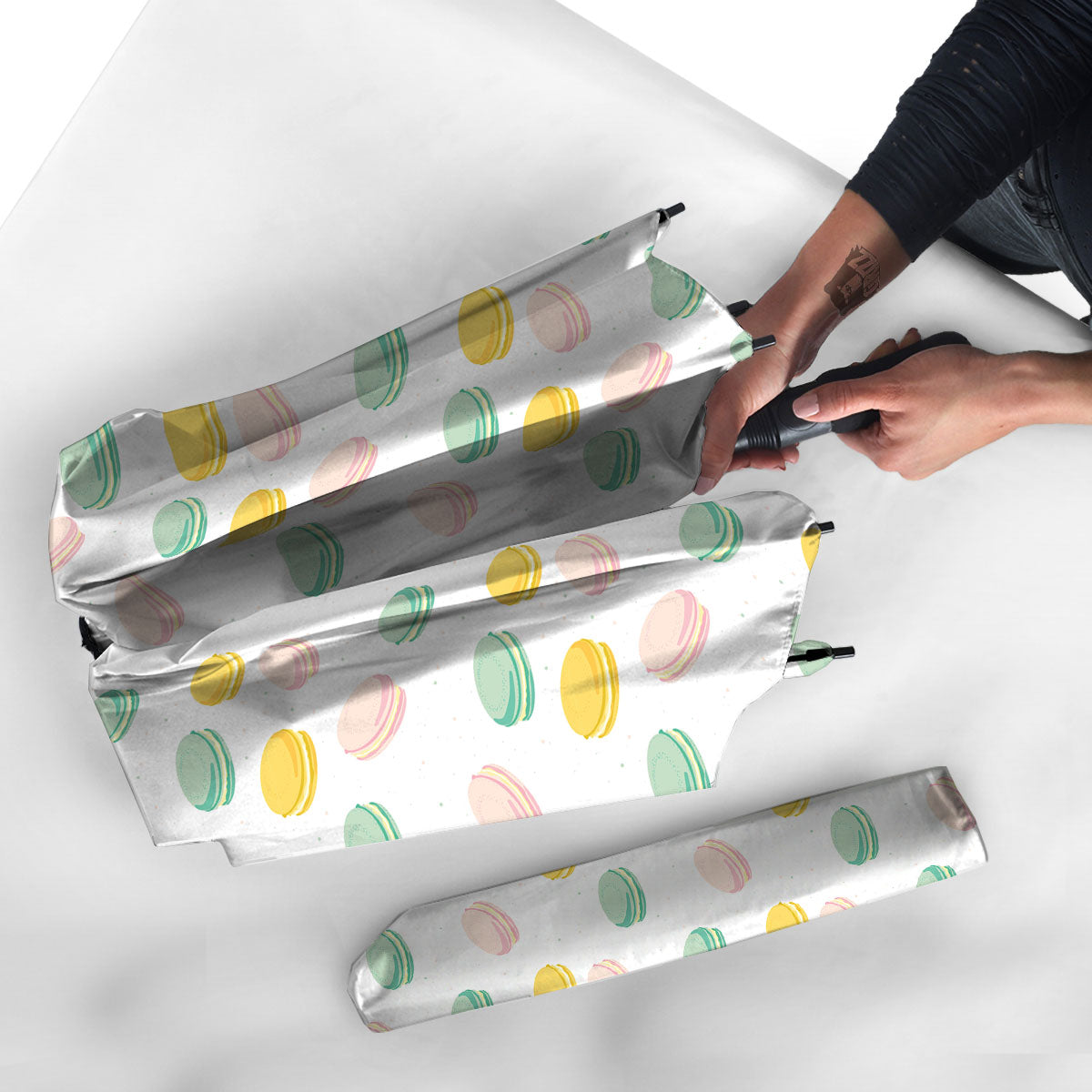 Macaron Pastel Print Pattern Umbrella-grizzshop