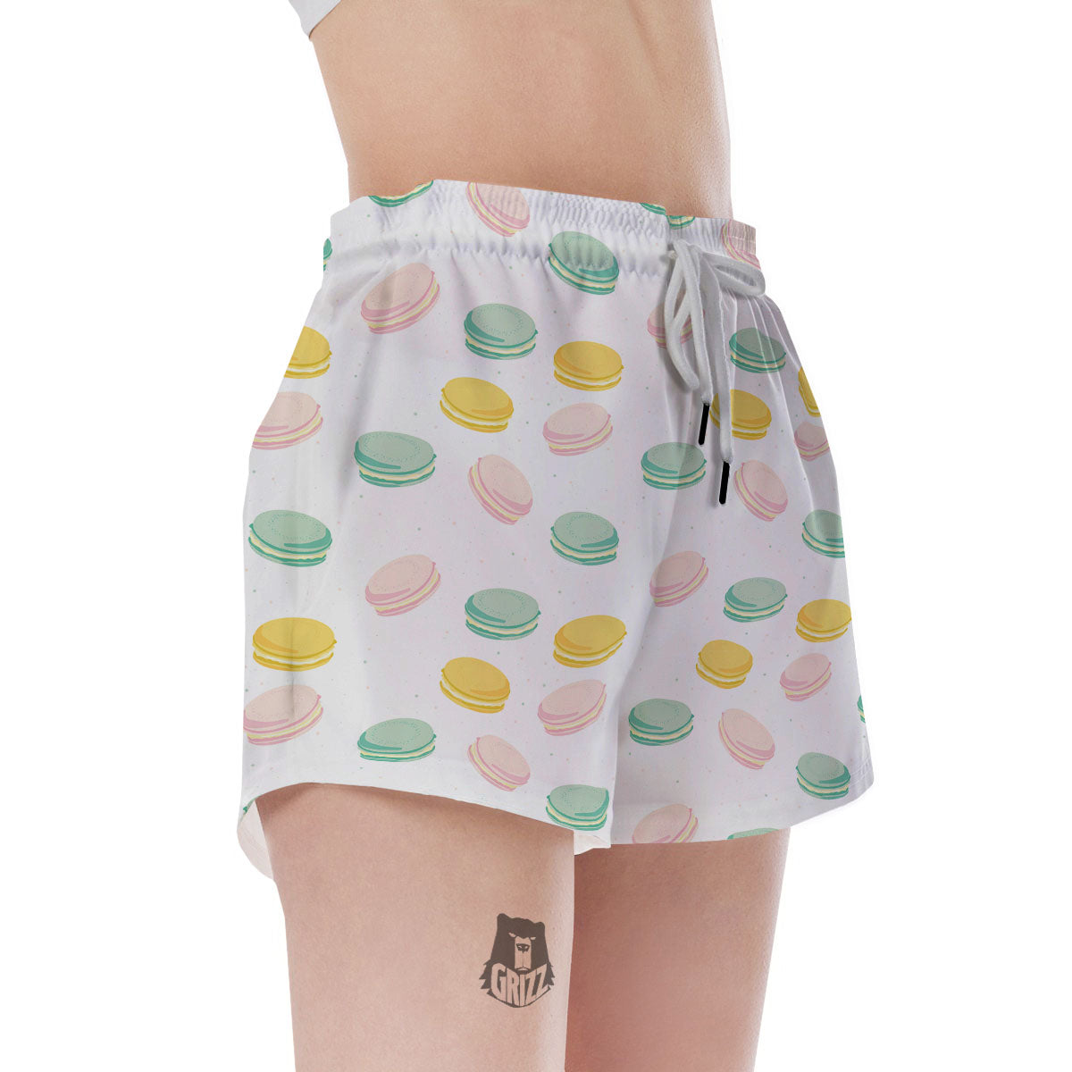 Macaron Pastel Print Pattern Women's Shorts-grizzshop