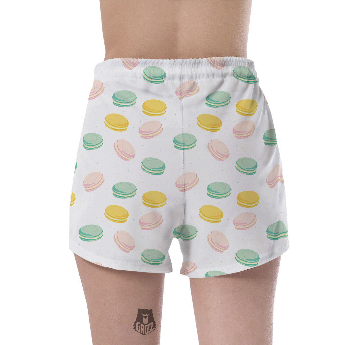 Macaron Pastel Print Pattern Women's Shorts-grizzshop