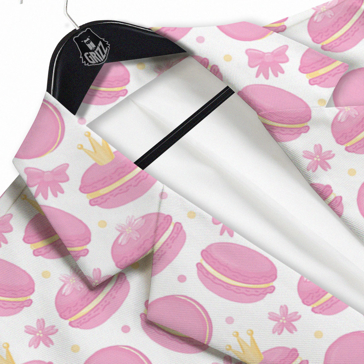 Macaron Pink Print Pattern Men's Sport Coat-grizzshop