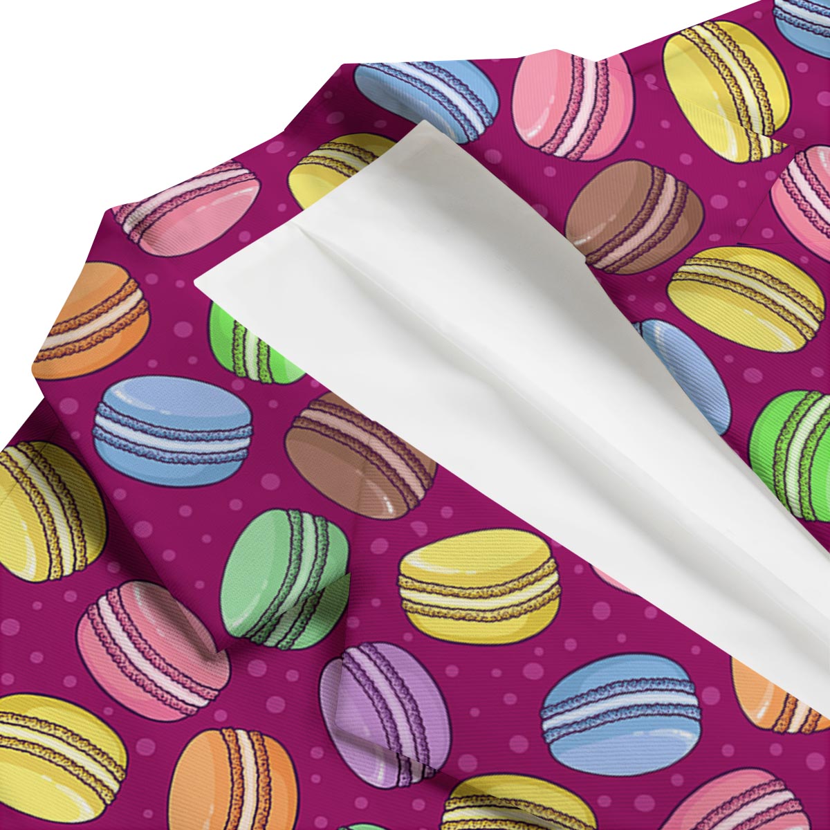 Macaron Sweet Print Pattern Men's Blazer-grizzshop