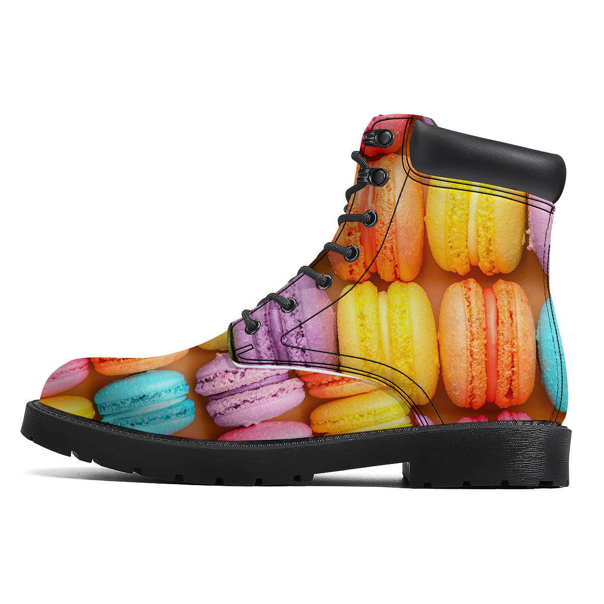 Macarons Colorful Print Boots-grizzshop