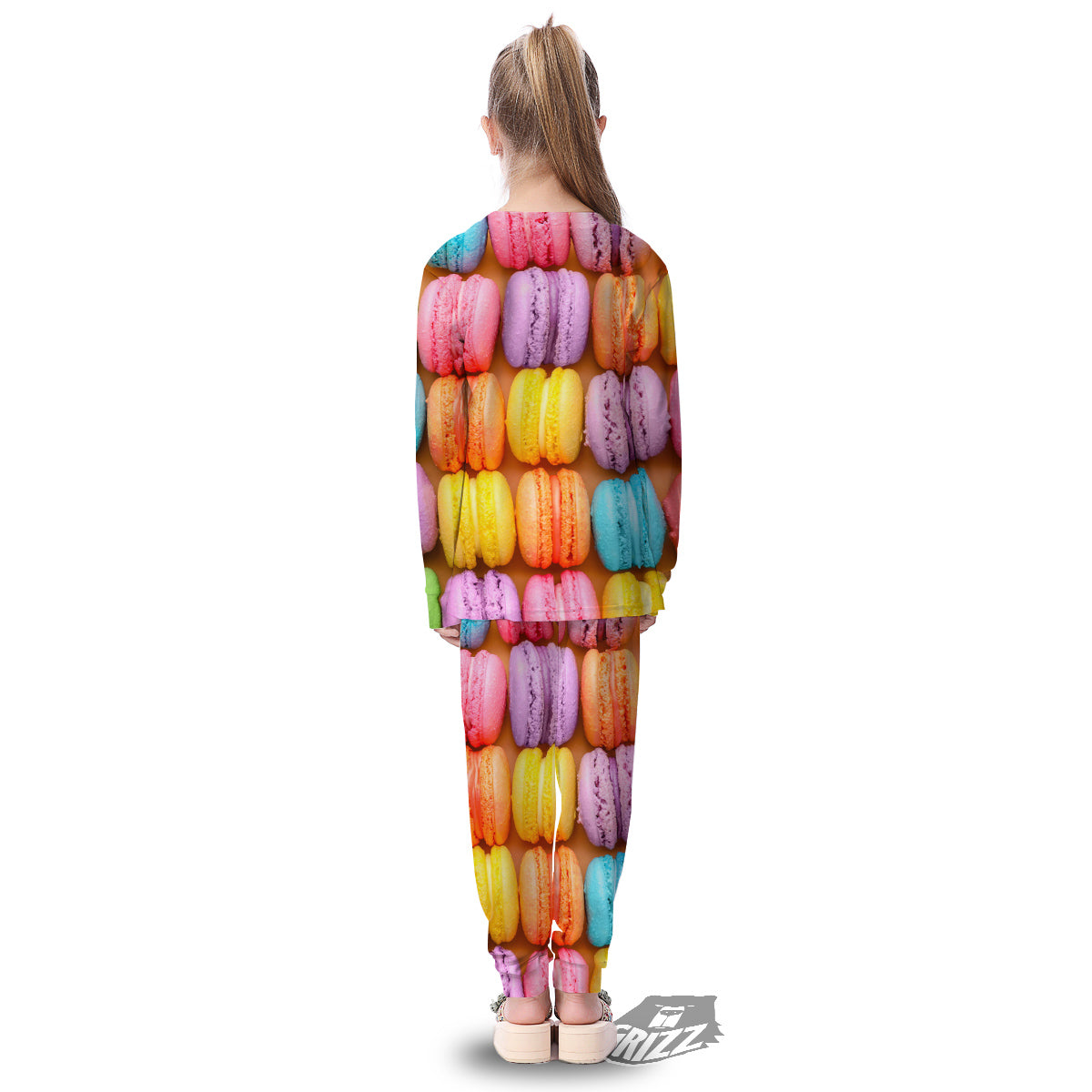 Macarons Colorful Print Kid's Pajamas-grizzshop
