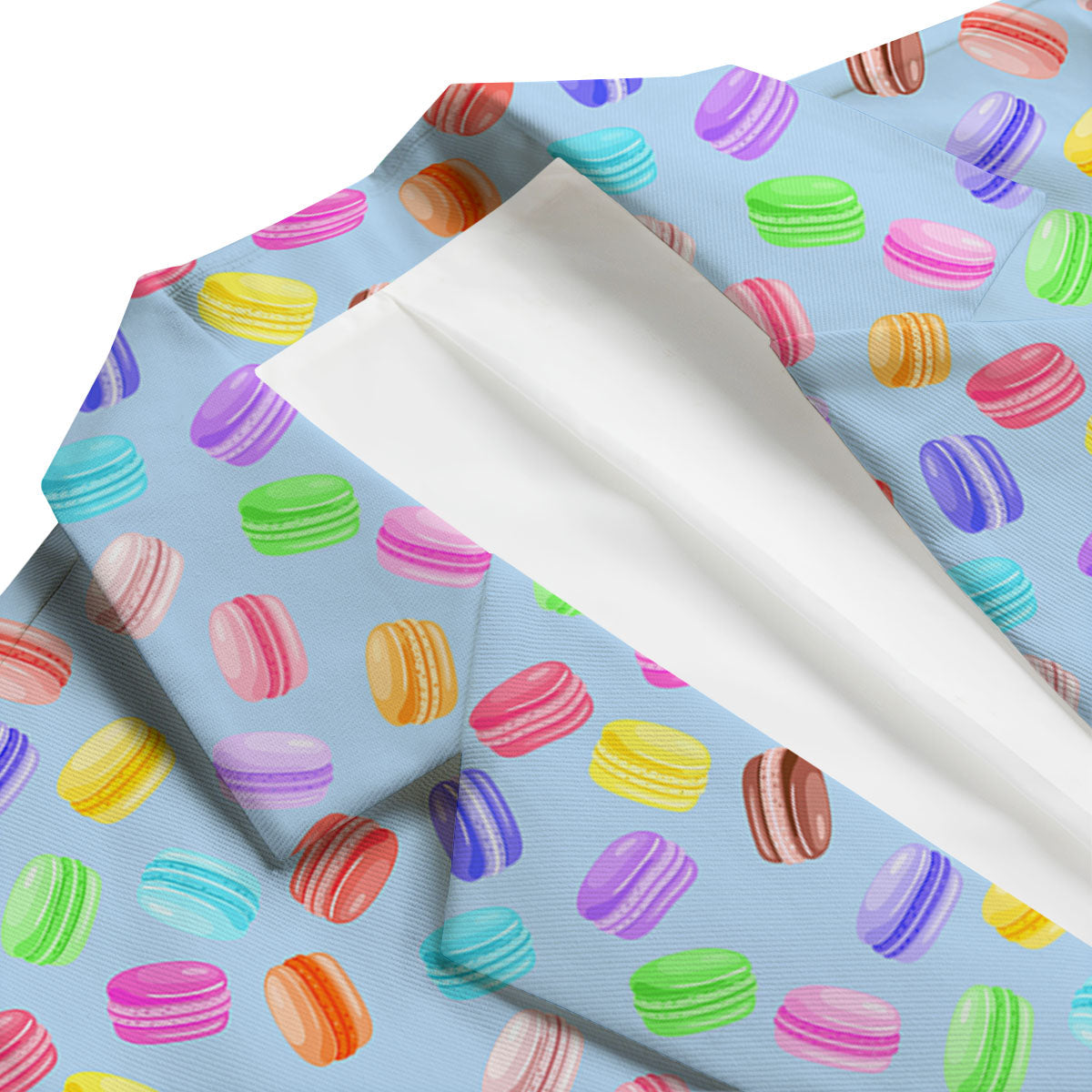Macarons Colorful Print Pattern Men's Blazer-grizzshop