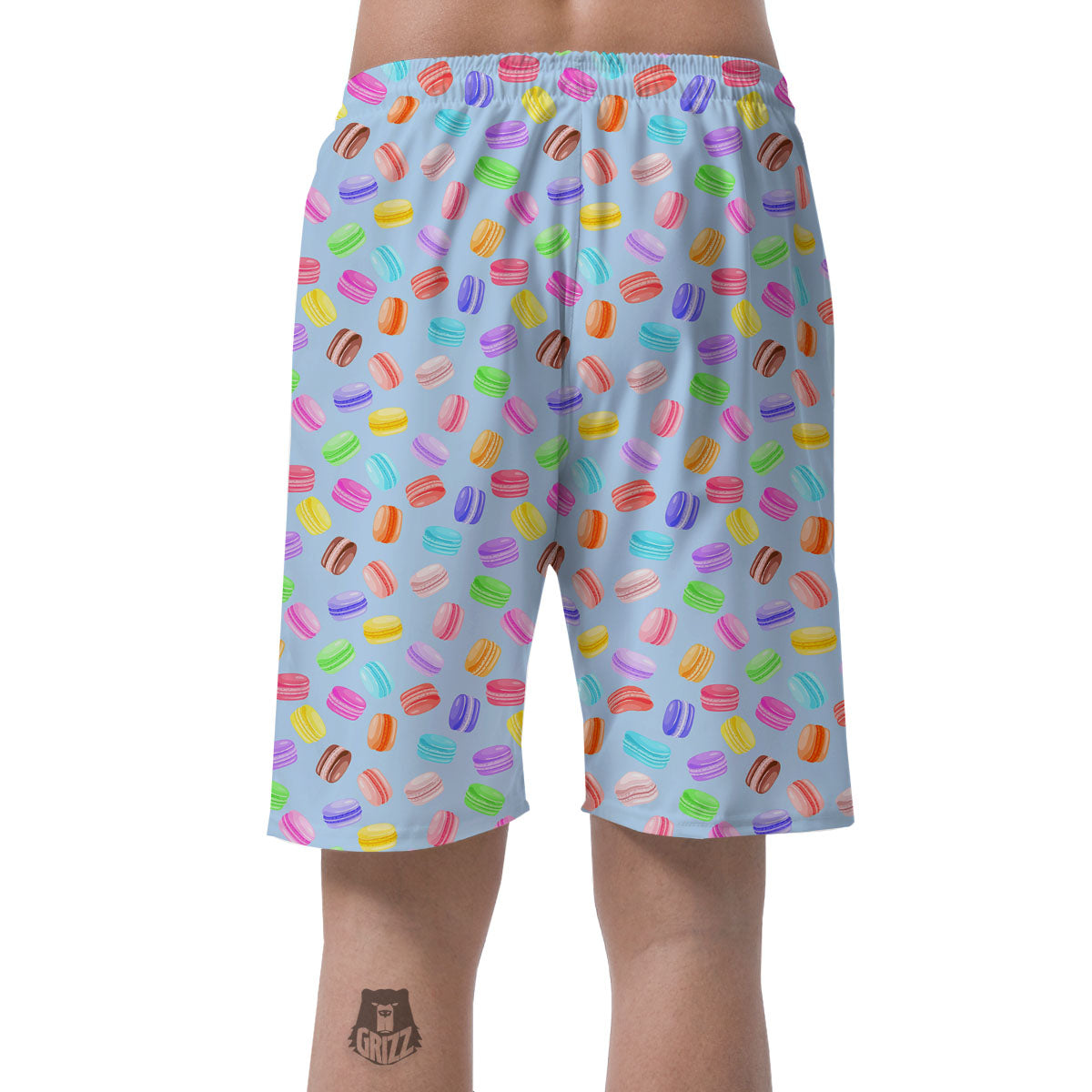 Macarons Colorful Print Pattern Men's Shorts-grizzshop