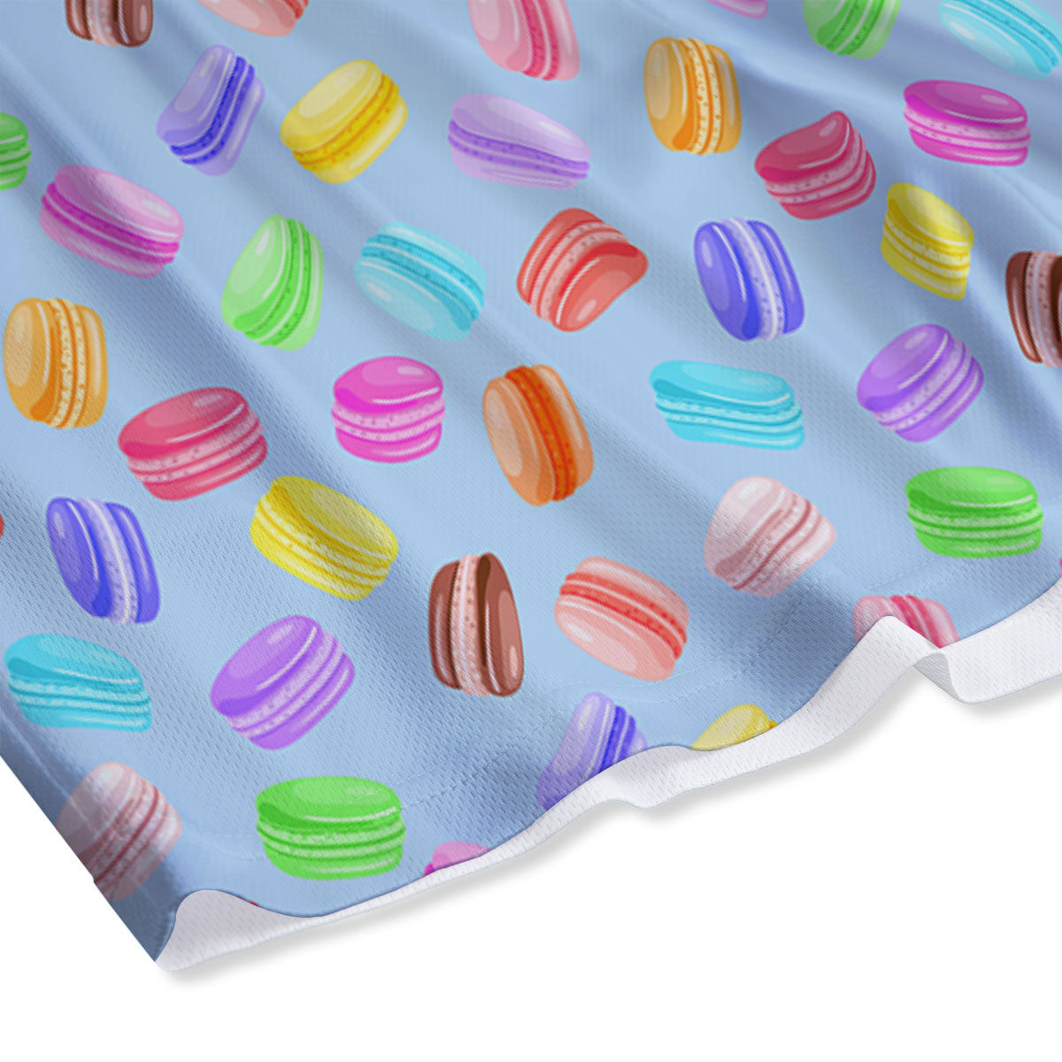 Macarons Colorful Print Pattern Mesh Shorts-grizzshop