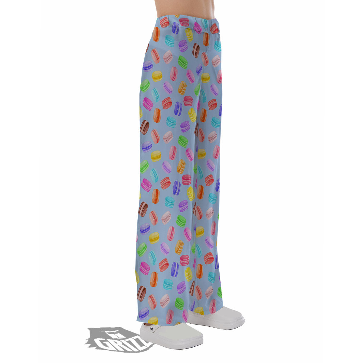 Macarons Colorful Print Pattern Pajama Pants-grizzshop
