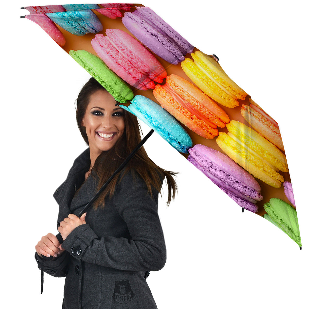 Macarons Colorful Print Umbrella-grizzshop