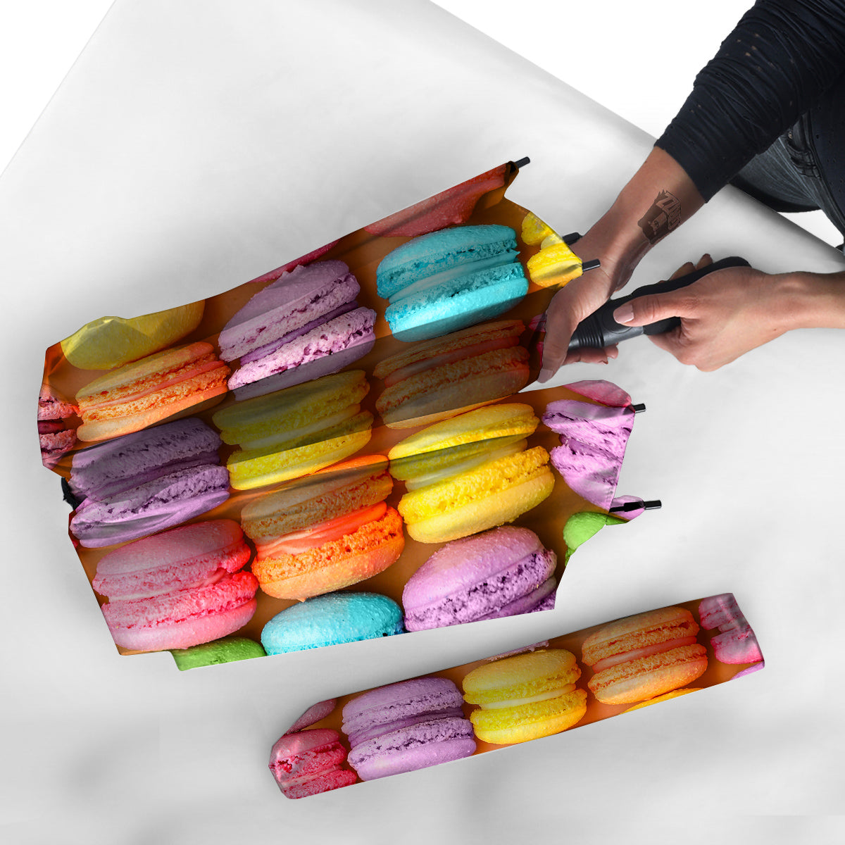 Macarons Colorful Print Umbrella-grizzshop