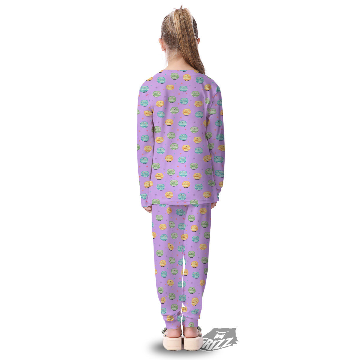 Macarons Cute Print Pattern Kid's Pajamas-grizzshop