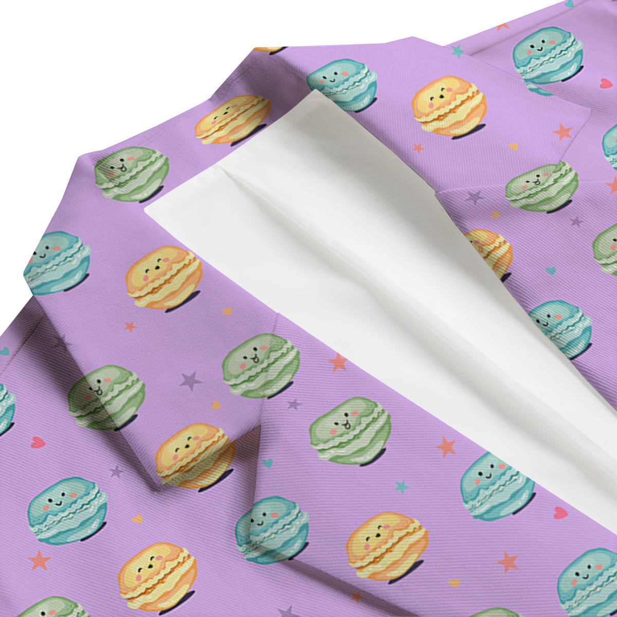 Macarons Cute Print Pattern Men's Blazer-grizzshop