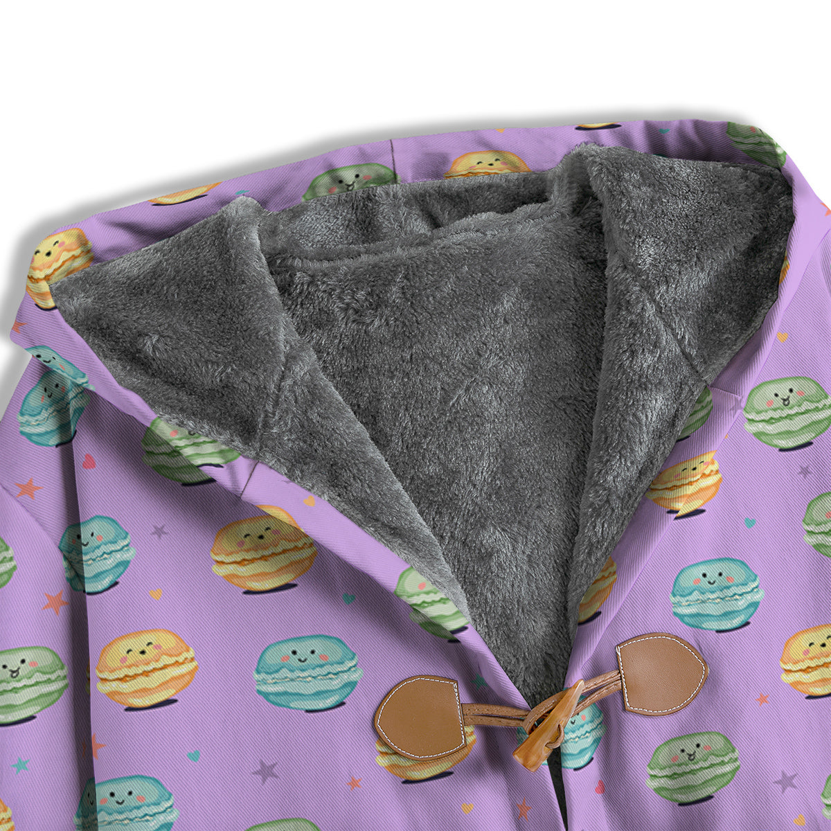 Macarons Cute Print Pattern Men's Windbreaker Jacket-grizzshop