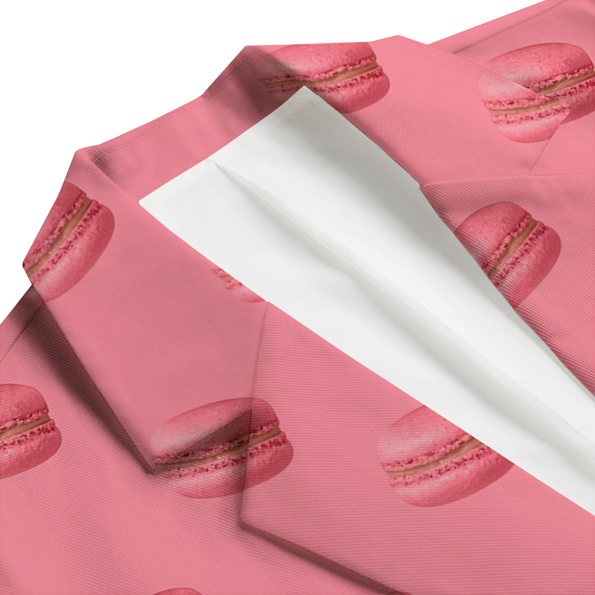 Macarons Pink Print Pattern Men's Blazer-grizzshop