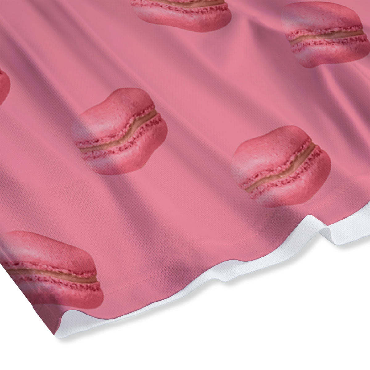 Macarons Pink Print Pattern Mesh Shorts-grizzshop