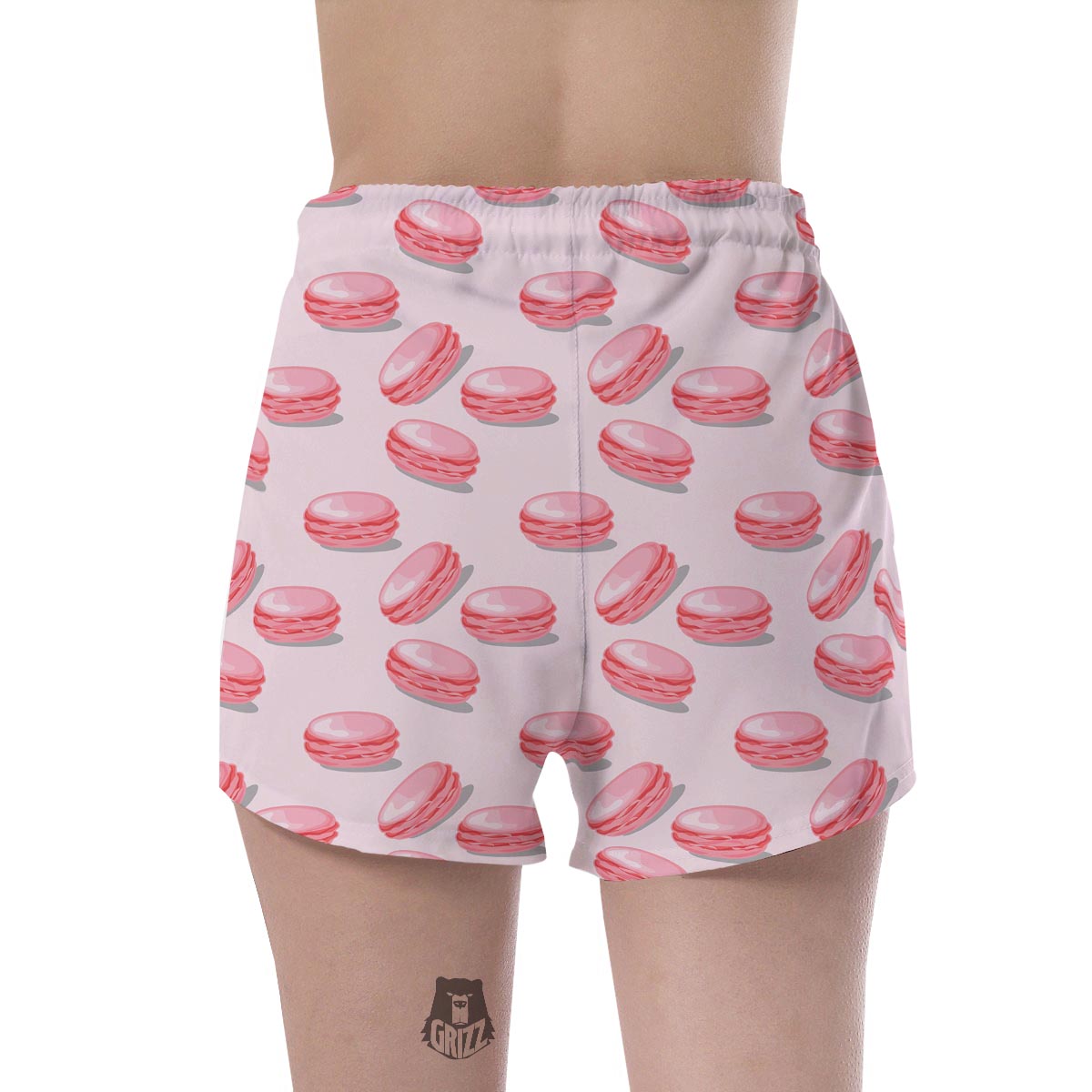Macarons Sweet Print Pattern Women's Shorts-grizzshop