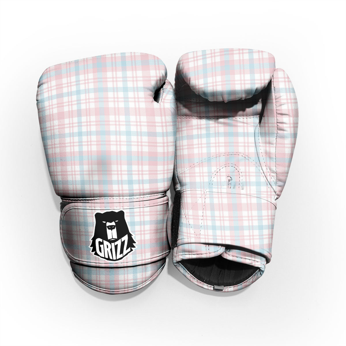 Madras Pastel Print Pattern Pro Boxing Glove