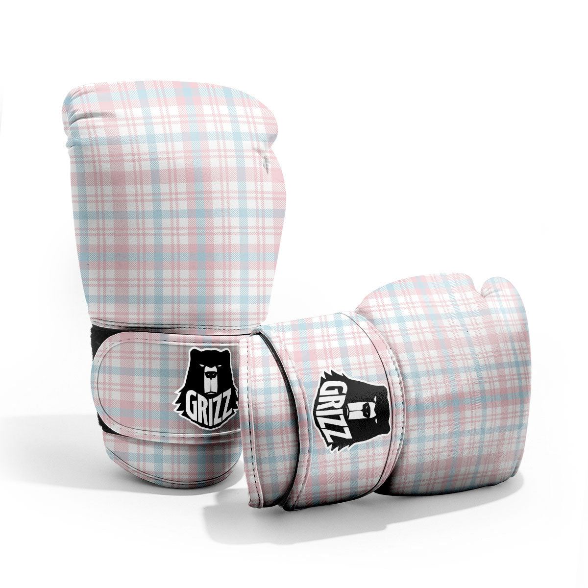 Madras Pastel Print Pattern Pro Boxing Glove