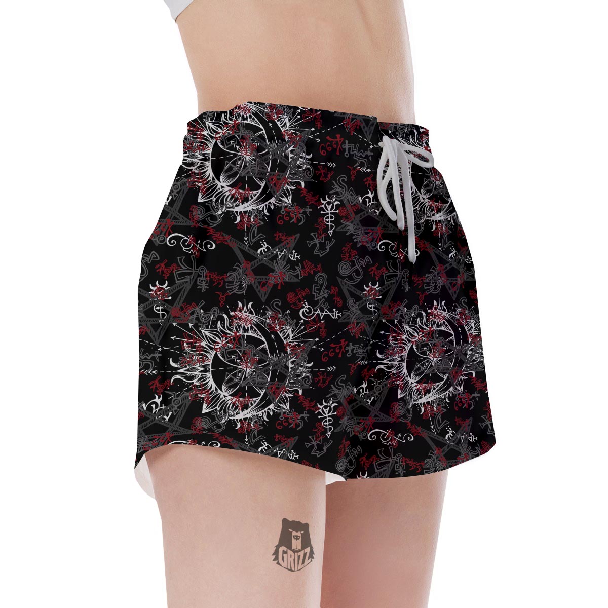 Magic Gothic Witch Women's Shorts-grizzshop