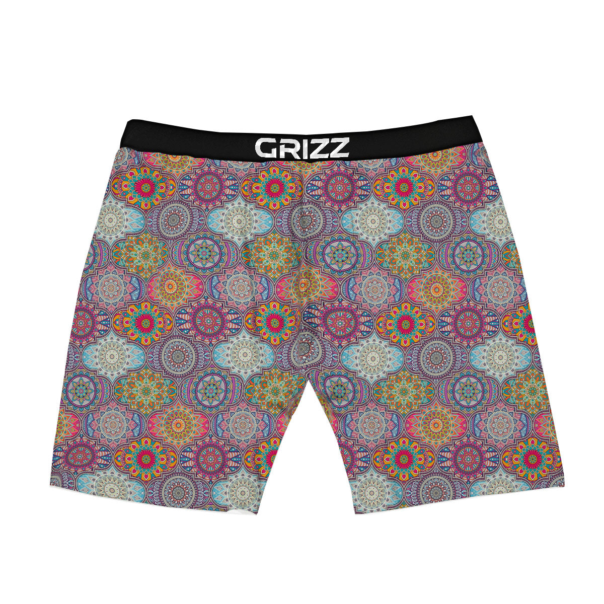 Mandala Bohemian Indian Print Pattern Boxer Briefs-grizzshop