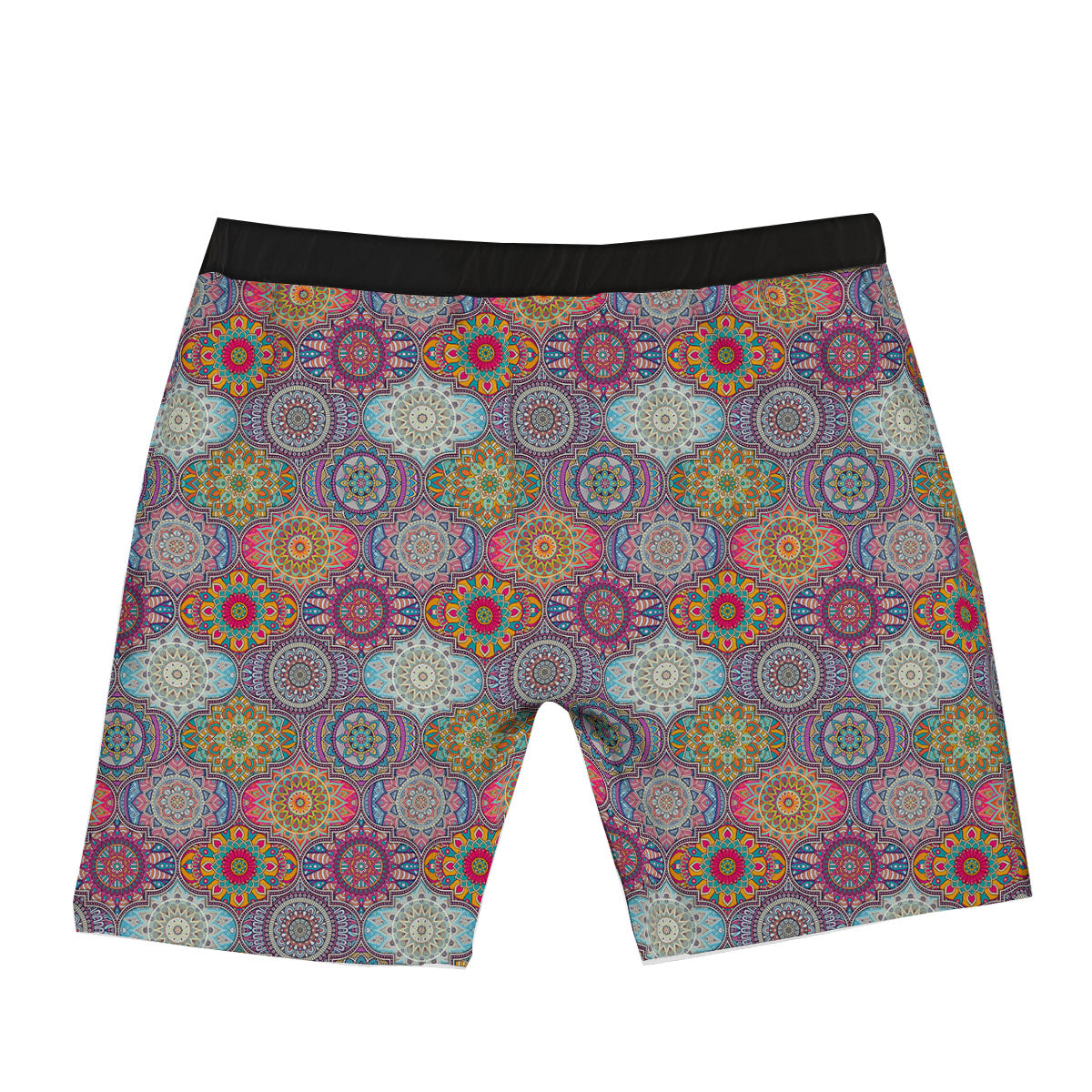 Mandala Bohemian Indian Print Pattern Boxer Briefs-grizzshop