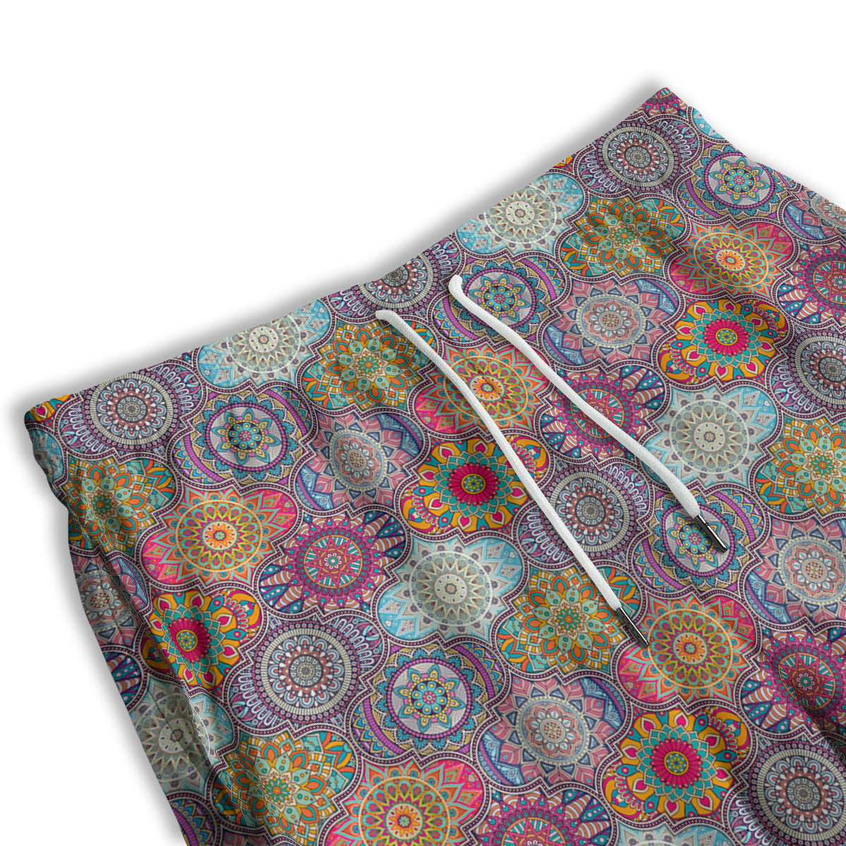 Mandala Bohemian Indian Print Pattern Men's Athletic Shorts
